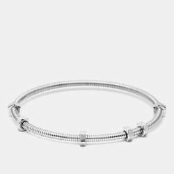 Pre Owned Cartier Ecrou de Cartier 18K White Gold Bracelet 20