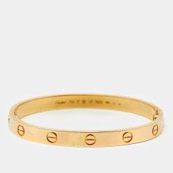 Cartier Love 18K Yellow Gold Bracelet 17