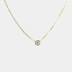 Pre Owned Cartier 18K Yellow Gold and Diamond D'amour Pendant Necklace