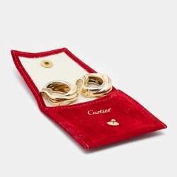 Cartier Trinity 18k Three Tone Gold Earrings