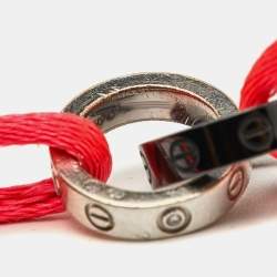 مملوكة مسبقًا سوار كارتييه لوف سيراميك ألماس ذهب أبيض عيار 18