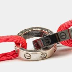 مملوكة مسبقًا سوار كارتييه لوف سيراميك ألماس ذهب أبيض عيار 18