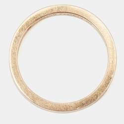 Pre Owned Cartier C De Cartier Diamond 18k Rose Gold Ring Size 50