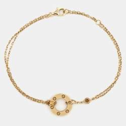Cartier Love Diamond 18k Yelllow Gold Bracelet
