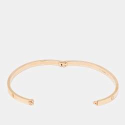Pre Owned Cartier Love 18k Rose Gold Small Model Bracelet 19