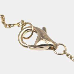 Pre Owned Cartier 18K Yellow Gold, Rose Gold, White Gold and Diamond Trinity Pendant Necklace