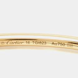 مملوكة مسبقًا Cartier Juste Un Clou 18k Yellow Gold Small Model Bracelet 16