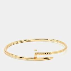 مملوكة مسبقًا Cartier Juste Un Clou 18k Yellow Gold Small Model Bracelet 16