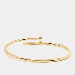 مملوكة مسبقًا Cartier Juste Un Clou 18k Yellow Gold Small Model Bracelet 16