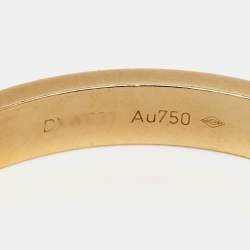 Pre Owned Cartier Love 18k Yellow Gold Bracelet 17