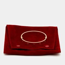 Pre Owned Cartier Love 18k Yellow Gold Bracelet 17