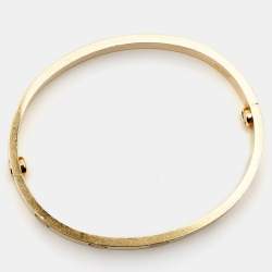 Pre Owned Cartier Love 18k Yellow Gold Bracelet 16
