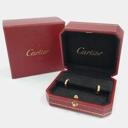 Pre Owned Cartier 18K Rose Gold Love Hoop Earrings