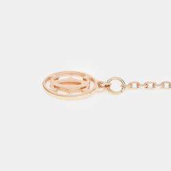 Cartier 18K Rose Gold and Diamond 7 Pieces d'Amour Station Bracelet