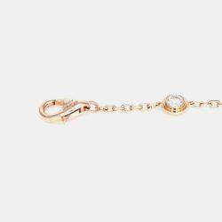 Cartier 18K Rose Gold and Diamond 7 Pieces d'Amour Station Bracelet