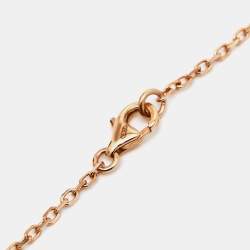 Cartier Trinity Diamond 18K Three Tone Gold Pendant Necklace