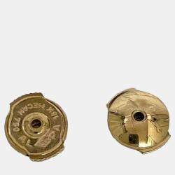 Pre Owned Cartier 18K Yellow, Rose, White Gold Trinity Hoop Earrings