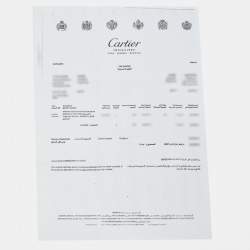 Pre Owned Cartier Panthere De Cartier Diamond Onyx Emerald 18K White Gold Cocktail Ring Size 48