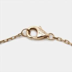 Pre Owned Cartier Trinity Diamond 18k Three Tone Gold Bracelet
