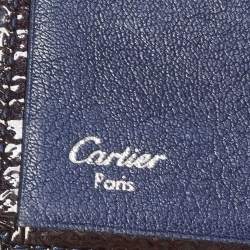 Cartier Plum Leather Happy Birthday French Wallet