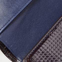 Cartier Plum Leather Happy Birthday French Wallet