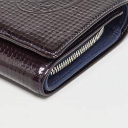 Cartier Plum Leather Happy Birthday French Wallet