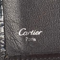 Cartier Black Patent Leather Happy Birthday Compact Wallet