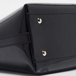 Pre Owned Cartier Black Patent and Leather Marcello de Cartier Satchel