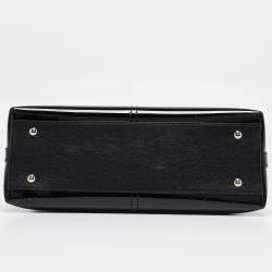 Pre Owned Cartier Black Patent and Leather Marcello de Cartier Satchel