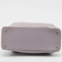 Cartier Mauve Leather Small C de Cartier Satchel