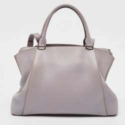 Cartier Mauve Leather Small C de Cartier Satchel