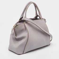 Cartier Mauve Leather Small C de Cartier Satchel