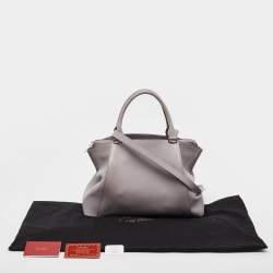 Cartier Mauve Leather Small C de Cartier Satchel