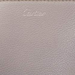 Cartier Mauve Leather Small C de Cartier Satchel