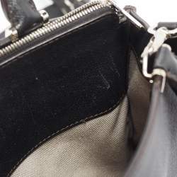 Pre Owned Cartier Black Leather Mini C de Cartier Satchel