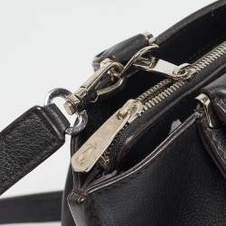 Pre Owned Cartier Black Leather Mini C de Cartier Satchel