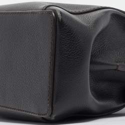 Pre Owned Cartier Black Leather Mini C de Cartier Satchel