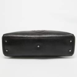 Pre Owned Cartier Dark Brown Leather Marcello de Cartier Bag