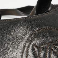 Pre Owned Cartier Dark Brown Leather Marcello de Cartier Bag