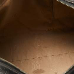 Pre Owned Cartier Dark Brown Leather Marcello de Cartier Bag