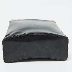 Pre Owned Cartier Black Leather Trinity Bag