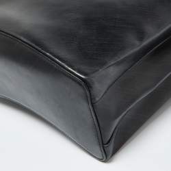 Pre Owned Cartier Black Leather Trinity Bag