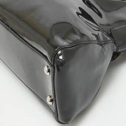 Cartier Black Patent Leather Small Marcello De Cartier Tote