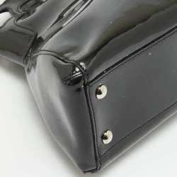 Cartier Black Patent Leather Small Marcello De Cartier Tote