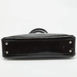 Cartier Black Patent Leather Small Marcello De Cartier Tote