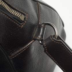 Pre Owned Cartier Black Leather Marcello de Cartier Bag