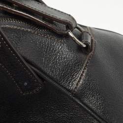 Pre Owned Cartier Black Leather Marcello de Cartier Bag