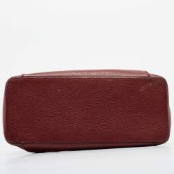 Cartier Red Leather Mini C de Cartier Satchel