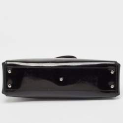 Cartier Black Patent Leather Small Marcello De Cartier Tote
