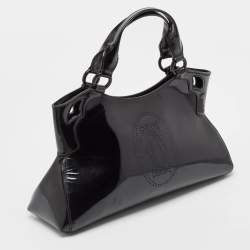 Cartier Black Patent Leather Small Marcello De Cartier Tote